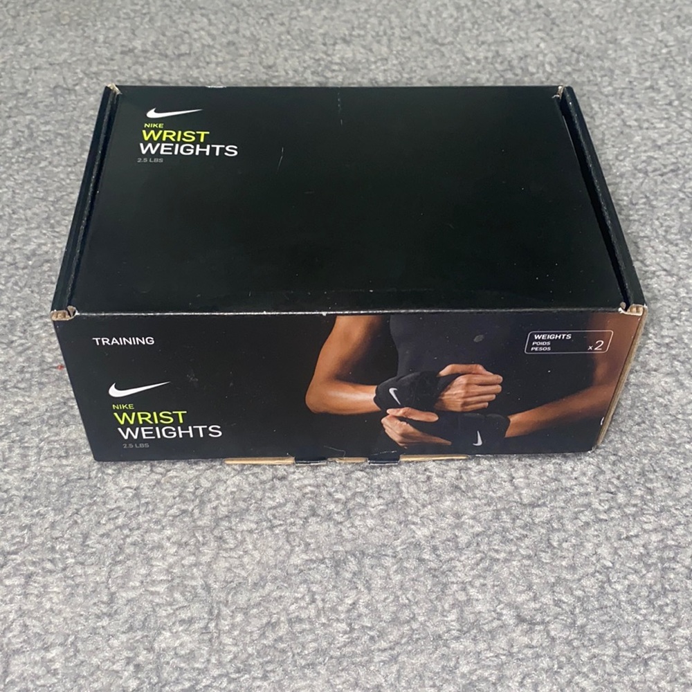 New Nike wrist weights 2.5lbs each